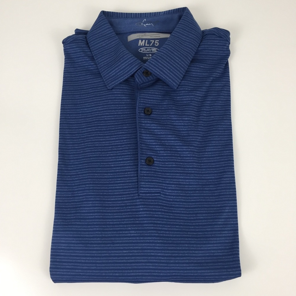 Greg Norman ML75 Men’s Play Dry Golf Shirt Size L